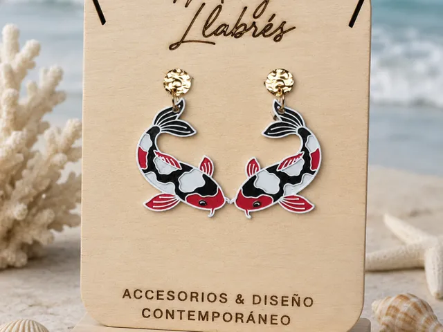 Pendientes pez Koi