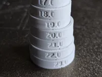 Bagues de mesure de taille — 14 à 23 mm — photo 1