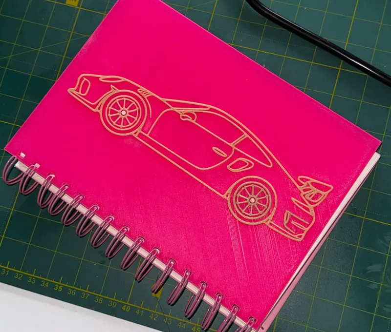 Cover for Notebook Porsche 911