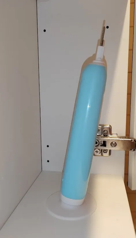 Angled Electric Toothbrush Holder