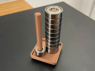 Gridfinity Bearing Storage Tower