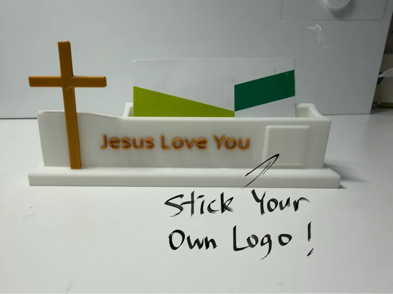Jesus Love You Business Card Holder