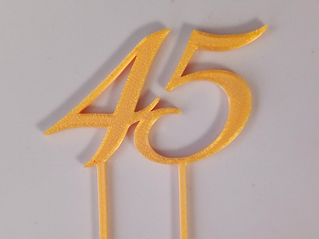 cake topper 45
