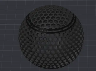 Airless tennis ball
