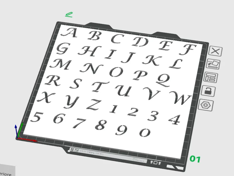 Lettering guide Normografo
