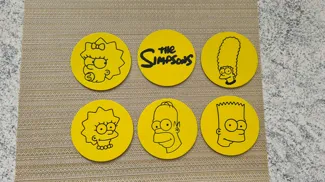 THE SIMPSONS COASTER / podtácky Simpsonovi