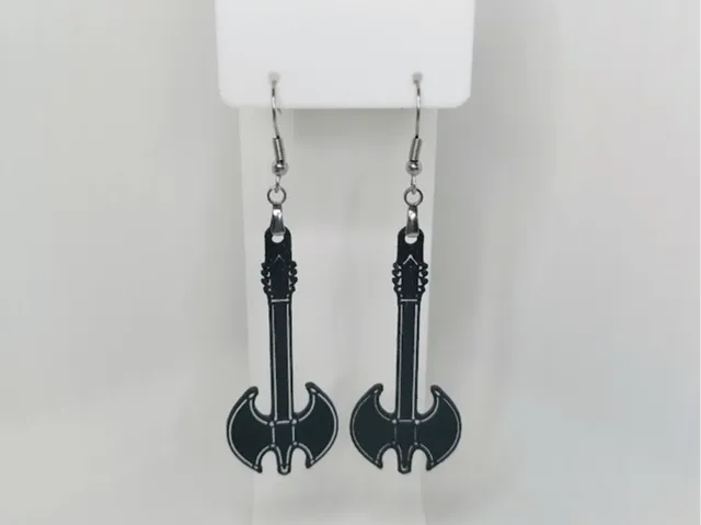 Double Axe Earrings Jewelry