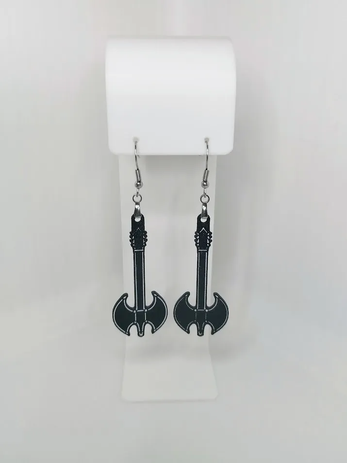 Double Axe Earrings Jewelry view 2