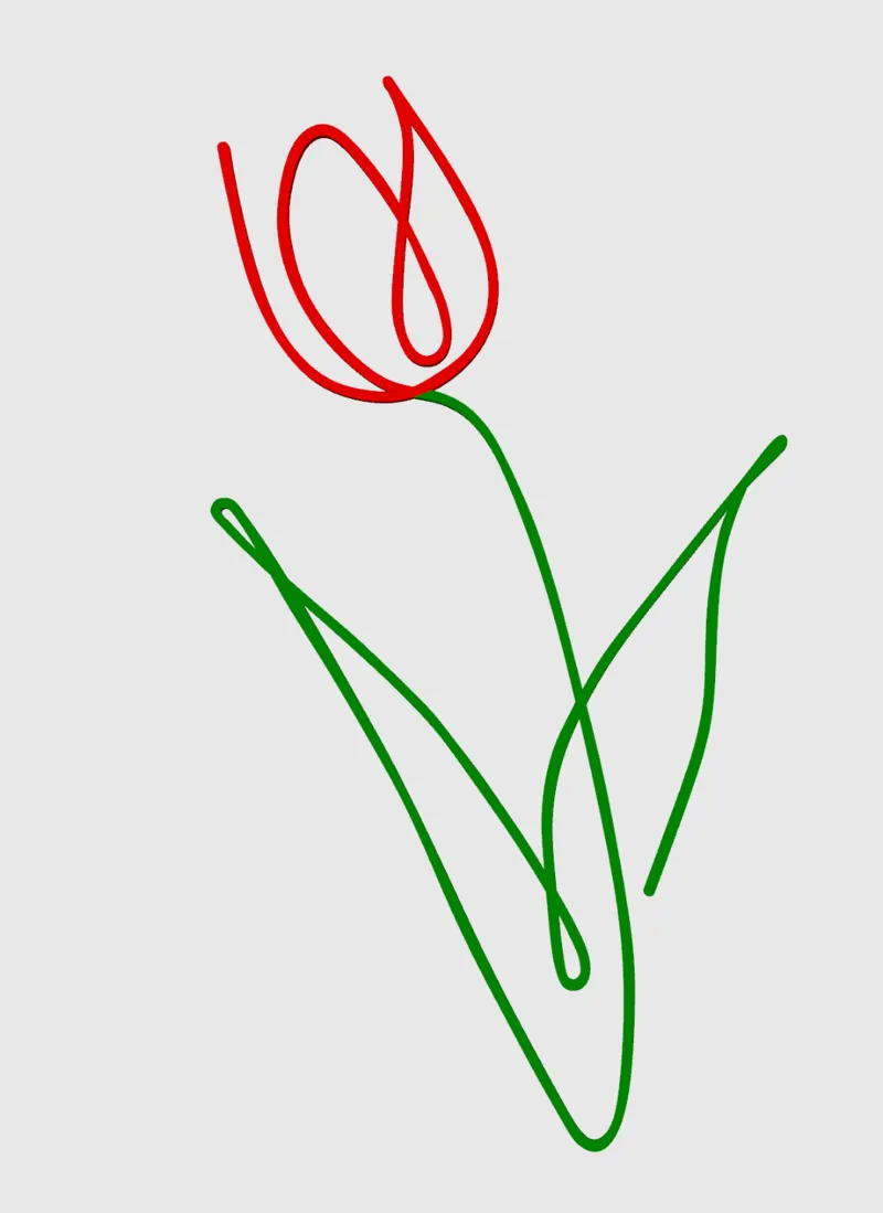 Colorful spring flower