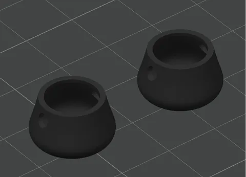 Tiny planter earrings