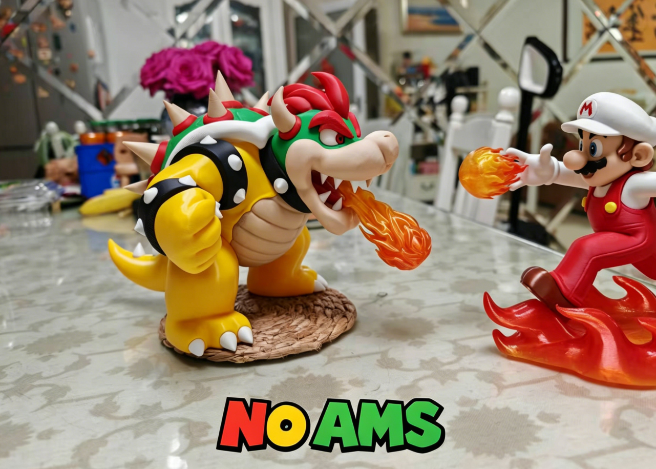 Miniatura 6 do modelo 3D Bowser 库巴 酷霸王攻击 全拆件设计 极少支撑 龟族大魔王 易装配（无需AMS）