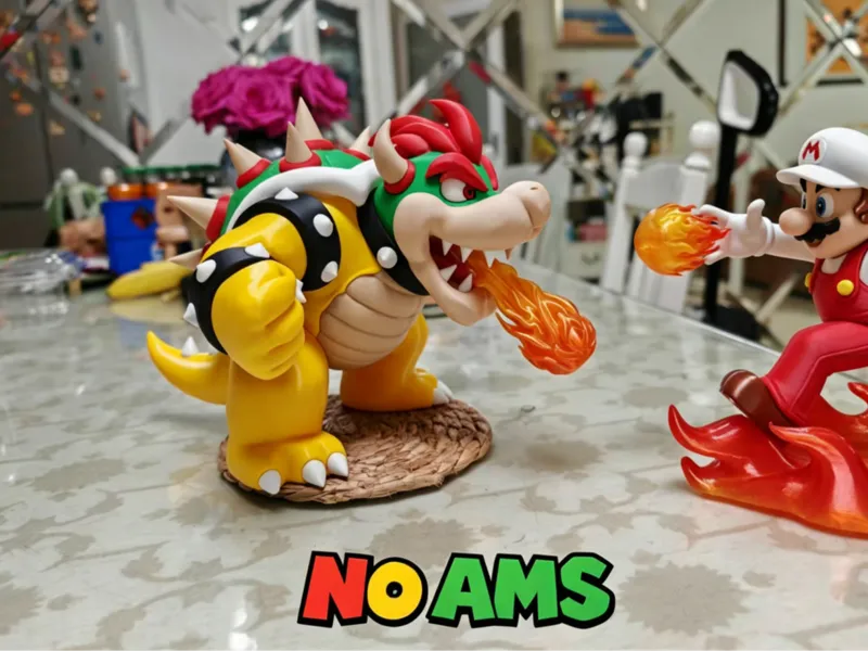Bowser 库巴 酷霸王攻击 全拆件设计 极少支撑 龟族大魔王 易装配（无需AMS）