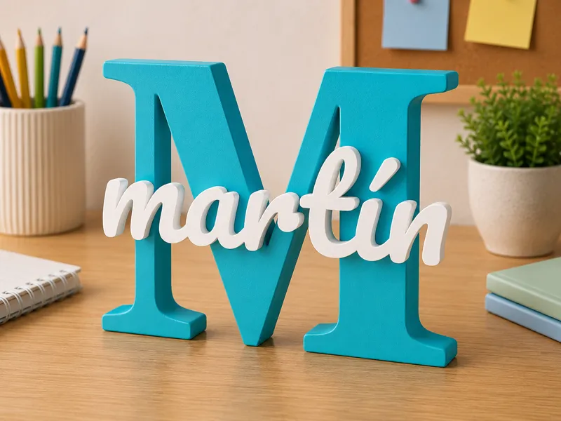 Nombre decorativo Martín NO AMS