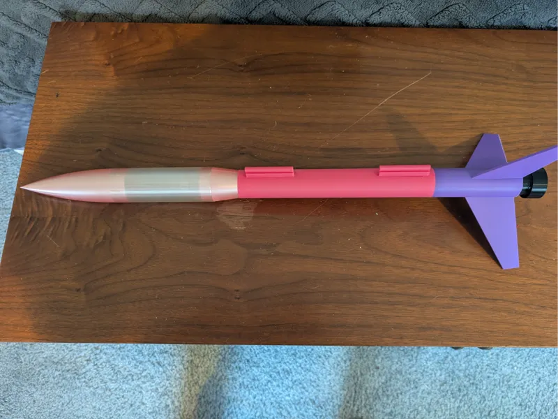 Loadstar II Tribute — 3D Printed Flying Rocket