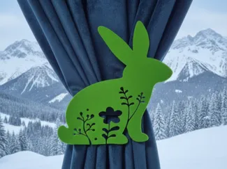 Curtain Tieback ester bunny