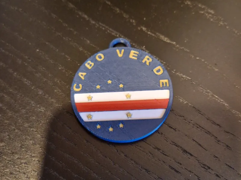 Cape Verde Keychain