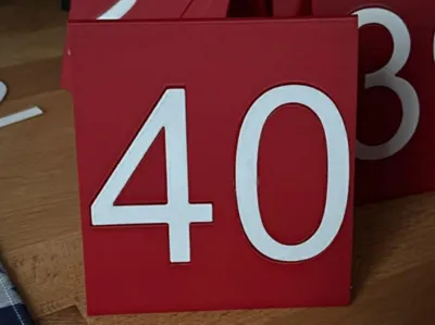 Numbered Markers (1-99)
