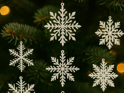 Snowflake for Christmas Tree – Elegant Design