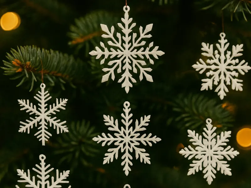 Snowflake for Christmas Tree – Elegant Design