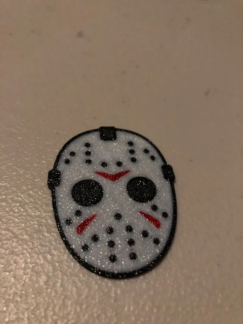 Jason voorhees fridge magnet/logo