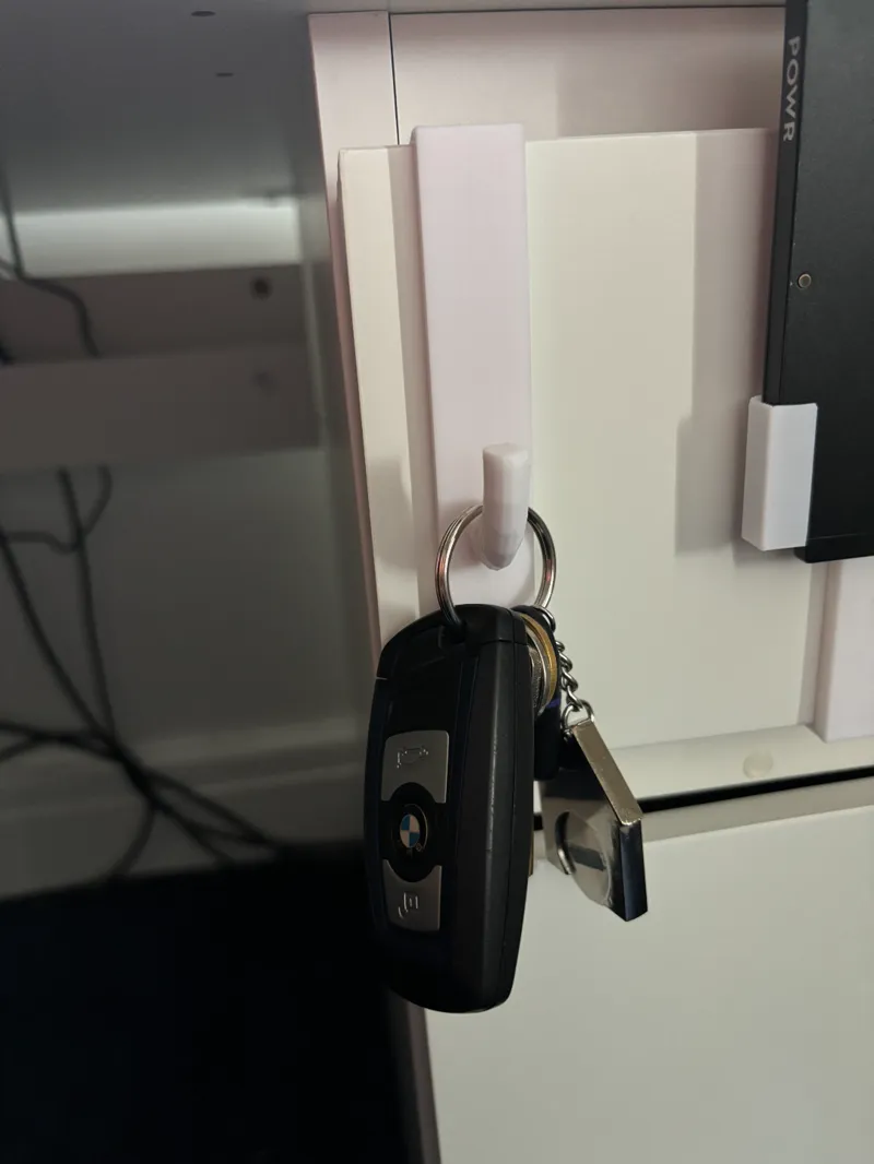 Ikea Malm Desk Key Hook