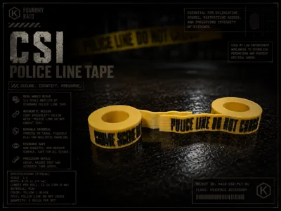 Dummy 13 CSI - Police Line Tape