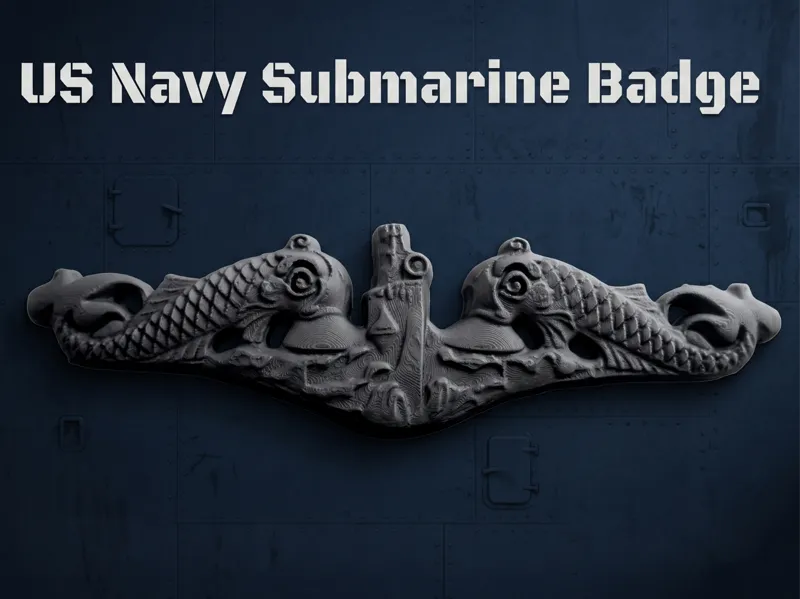 US Navy Submarine Badge Sign/Plaque