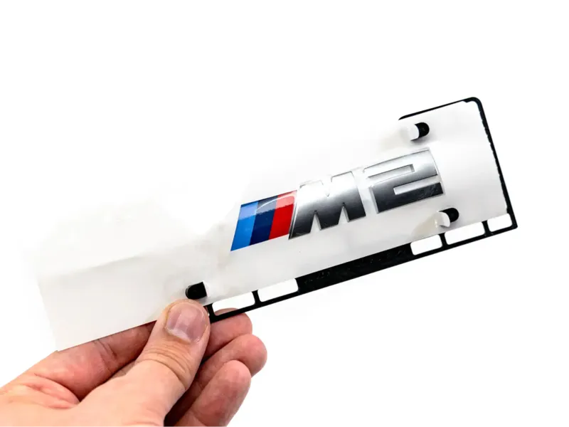 Trunk Badge Positioning template for BMW G87 M2