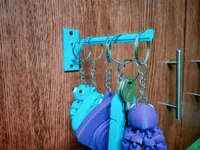 Crochet mural pour porte-clés et petits objets — photo 3