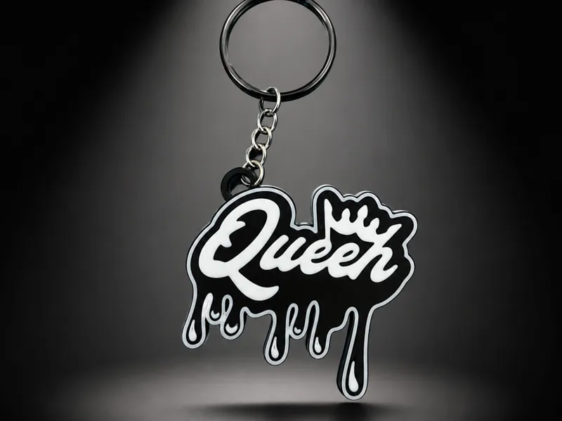 unique "Queen" keychain