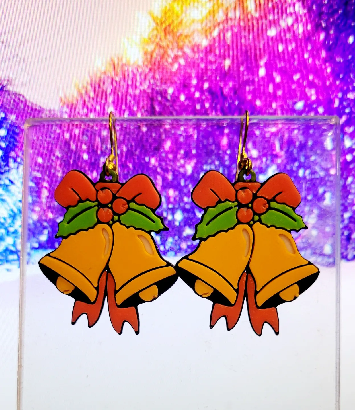 Christmas Bell Earrings view 3