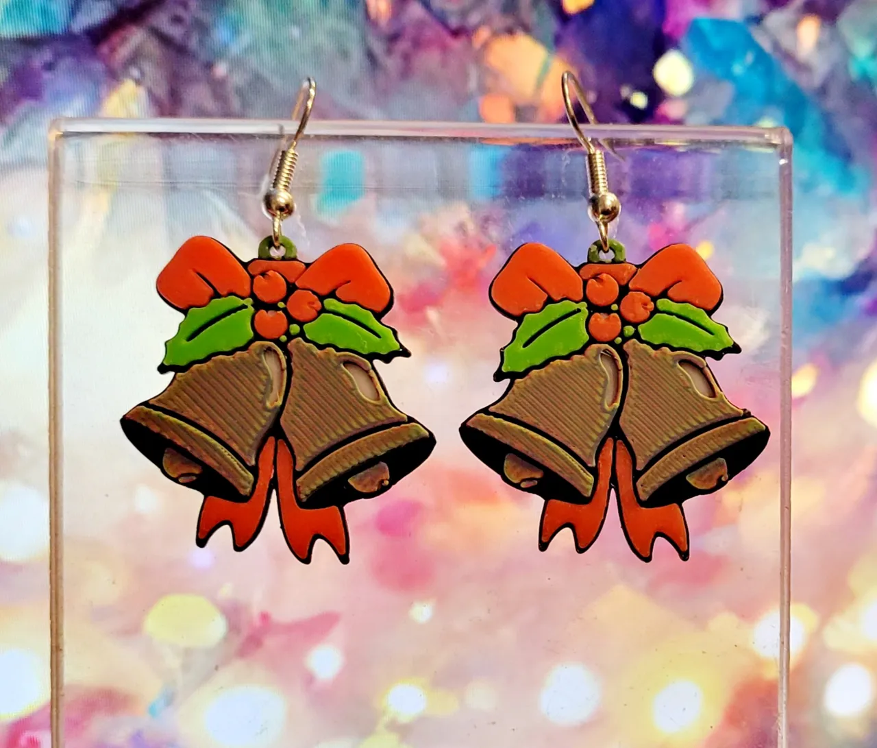 Christmas Bell Earrings view 2
