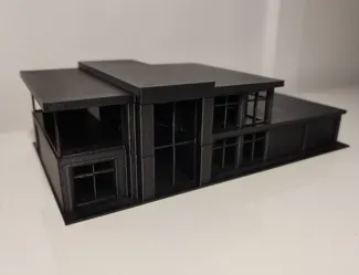 Modern house (with floorplan)