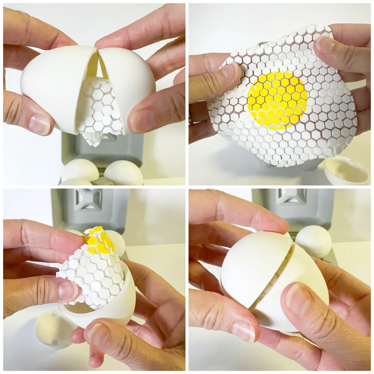 Fidget Fabric Fried Egg Set (requires mesh fabric) view 3