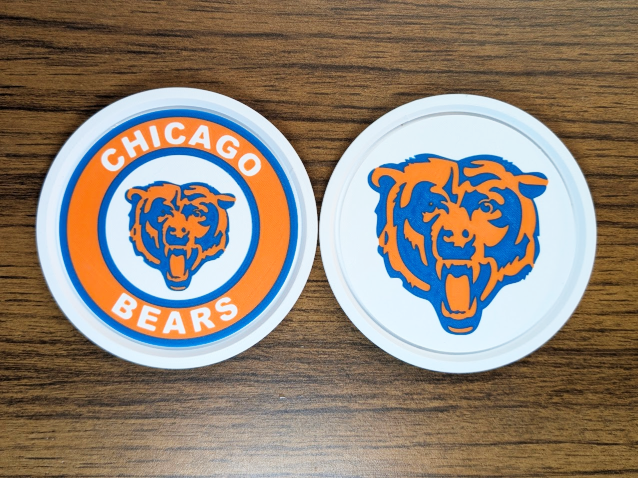 Miniatura 6 do modelo 3D Stackable Coasters - All 32 NFL Teams