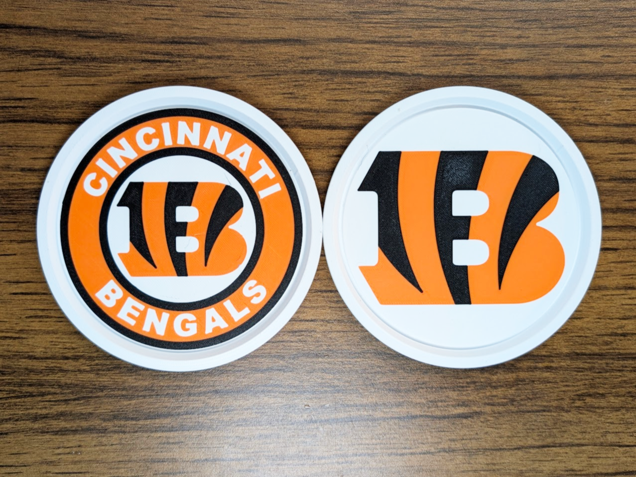 Miniatura 7 do modelo 3D Stackable Coasters - All 32 NFL Teams