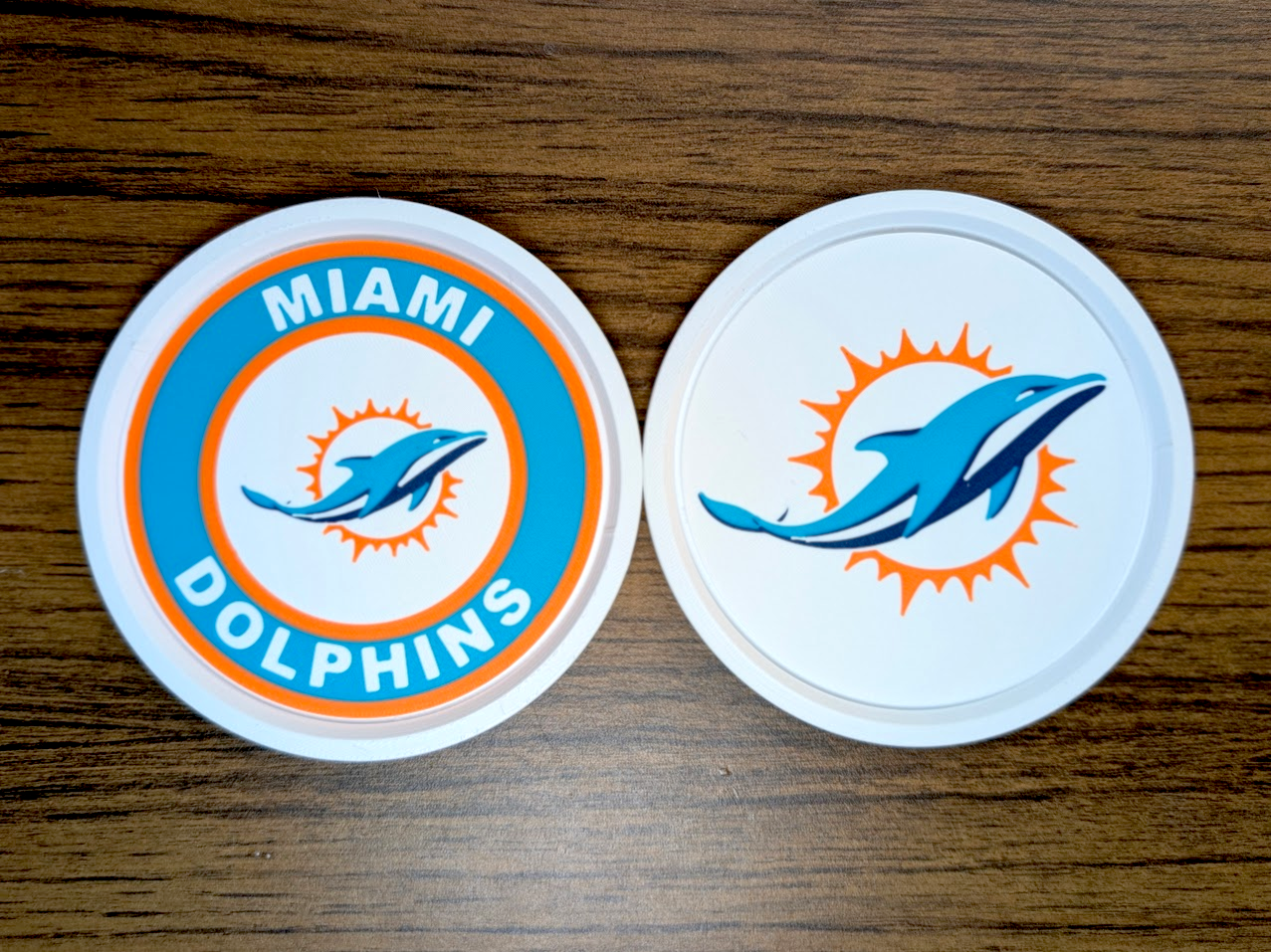 Miniatura 20 do modelo 3D Stackable Coasters - All 32 NFL Teams