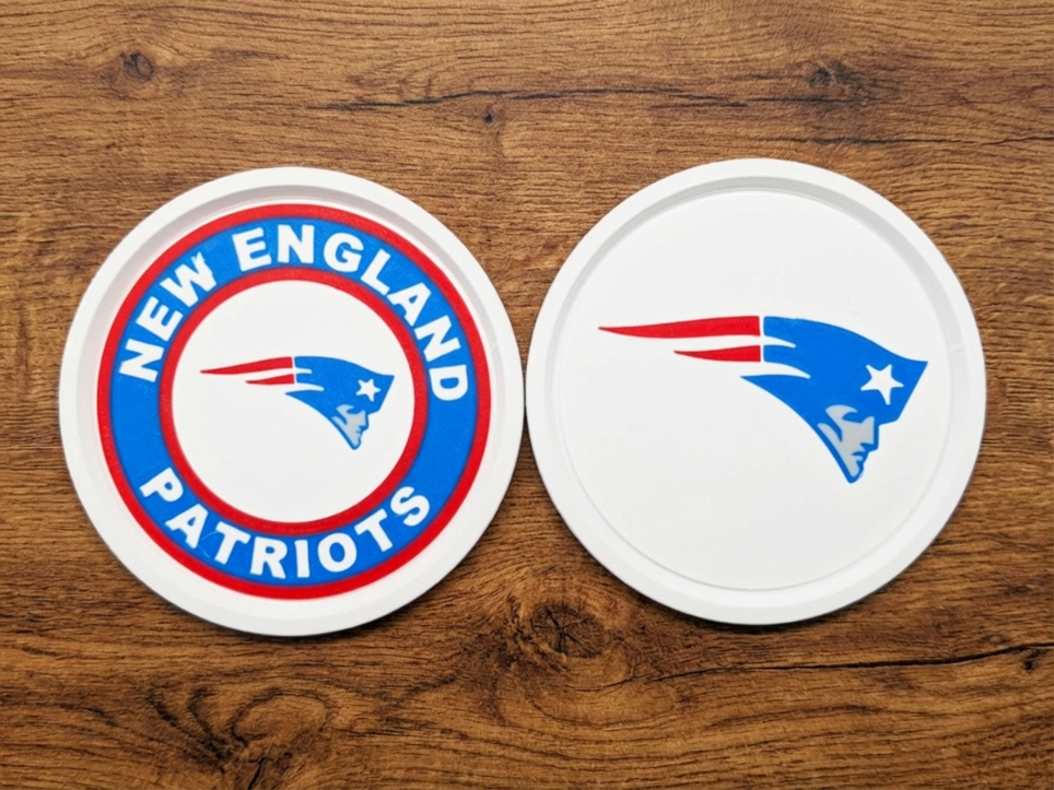 Miniatura 22 do modelo 3D Stackable Coasters - All 32 NFL Teams