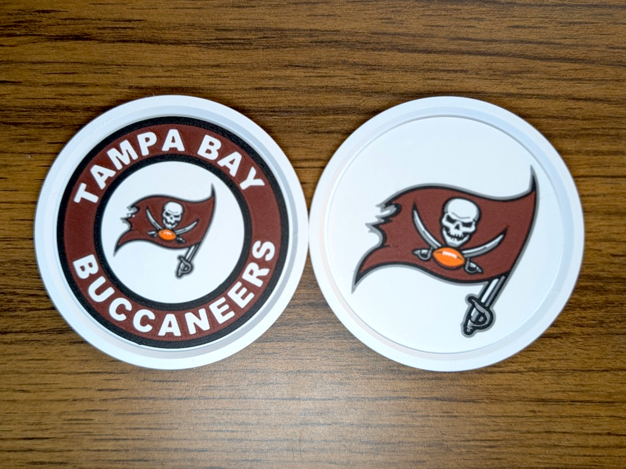 Miniatura 30 do modelo 3D Stackable Coasters - All 32 NFL Teams