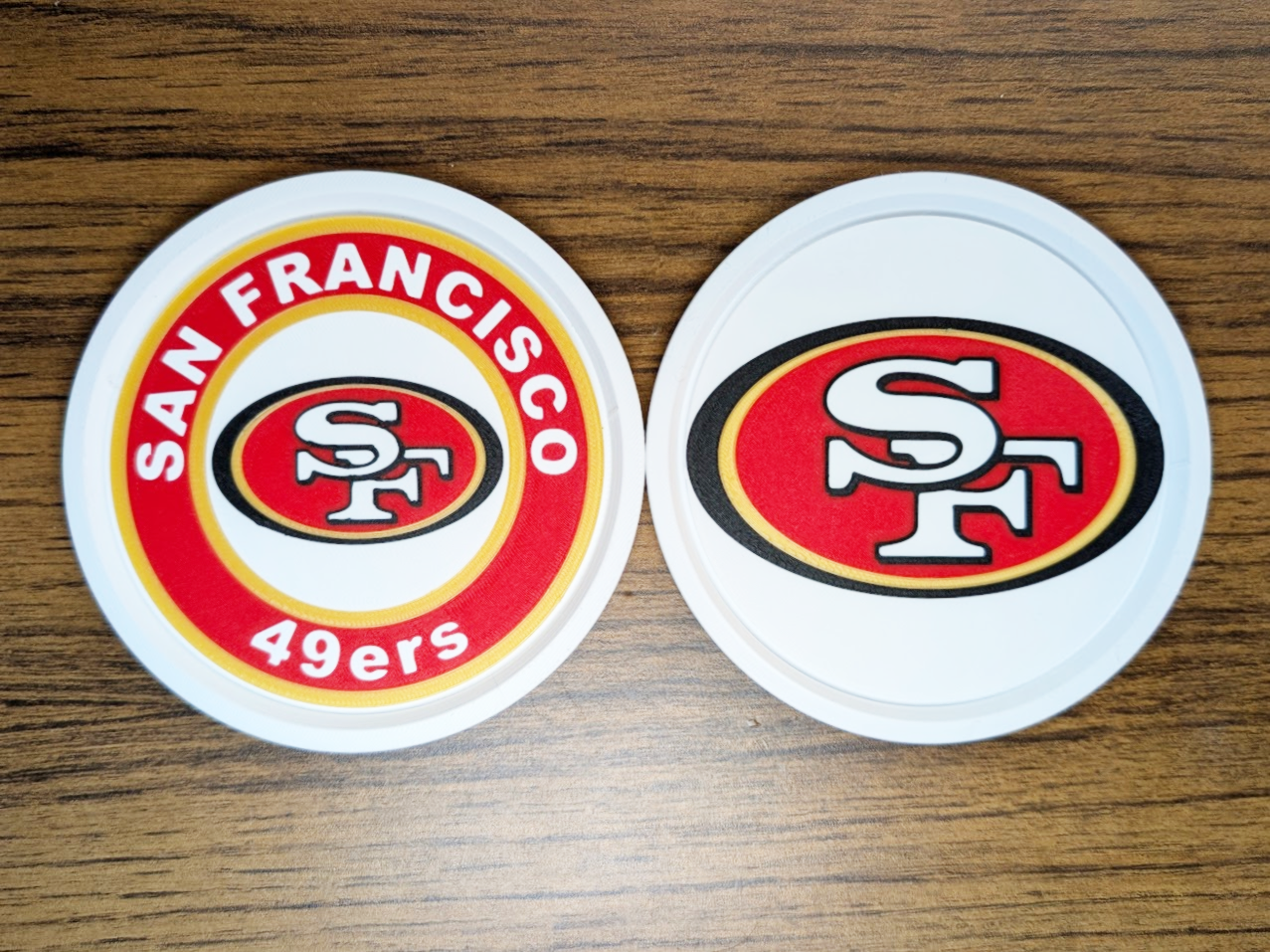 Miniatura 28 do modelo 3D Stackable Coasters - All 32 NFL Teams
