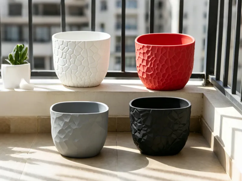 方形小花盆(Small square flowerpot)
