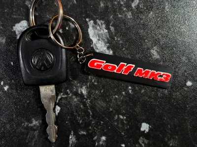 Golf MK3 Keychain