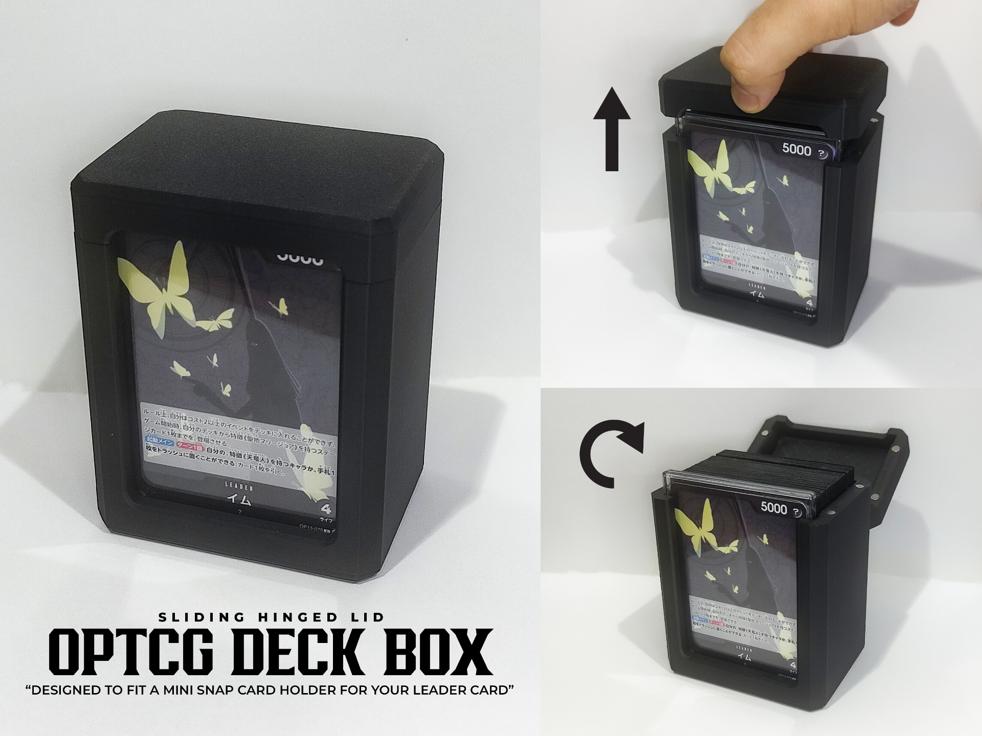 OPTCG Deck Box | Mini Snap Leader