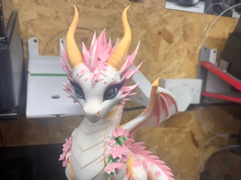 cherry blossom dragon