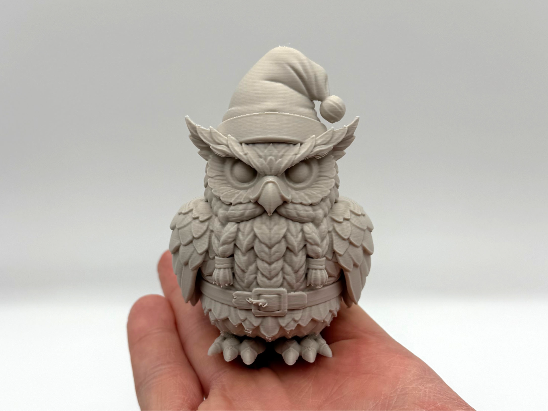 Beard Owl Figure