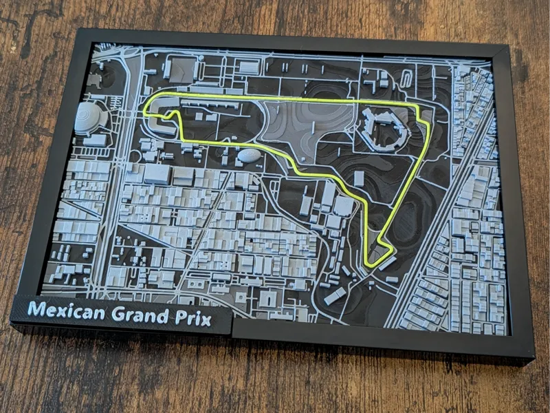 Mexican Grand Prix 3D Miniature