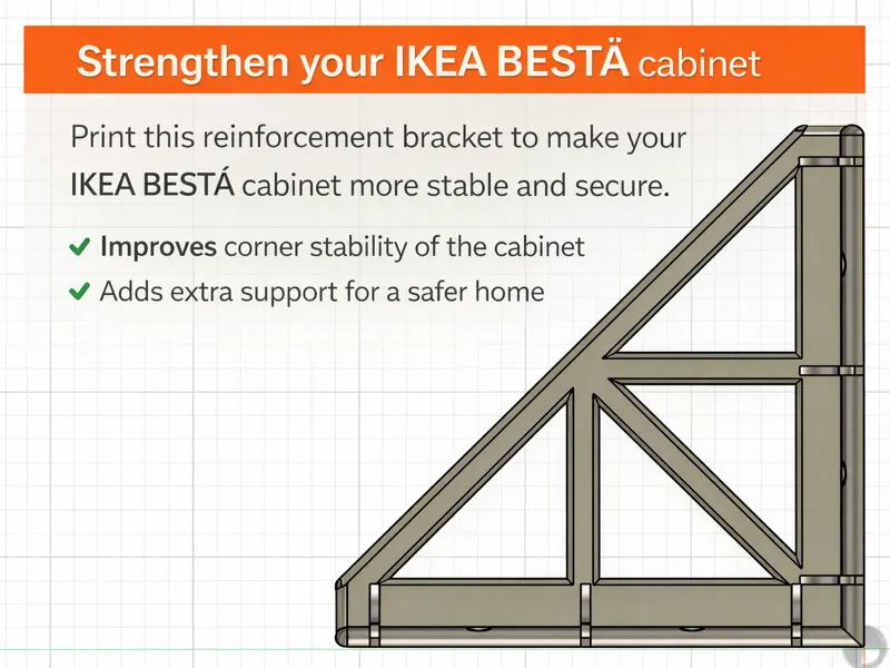 IKEA BESTÅ Corner Reinforcement Bracket