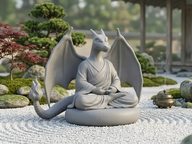 Charizard Buddha