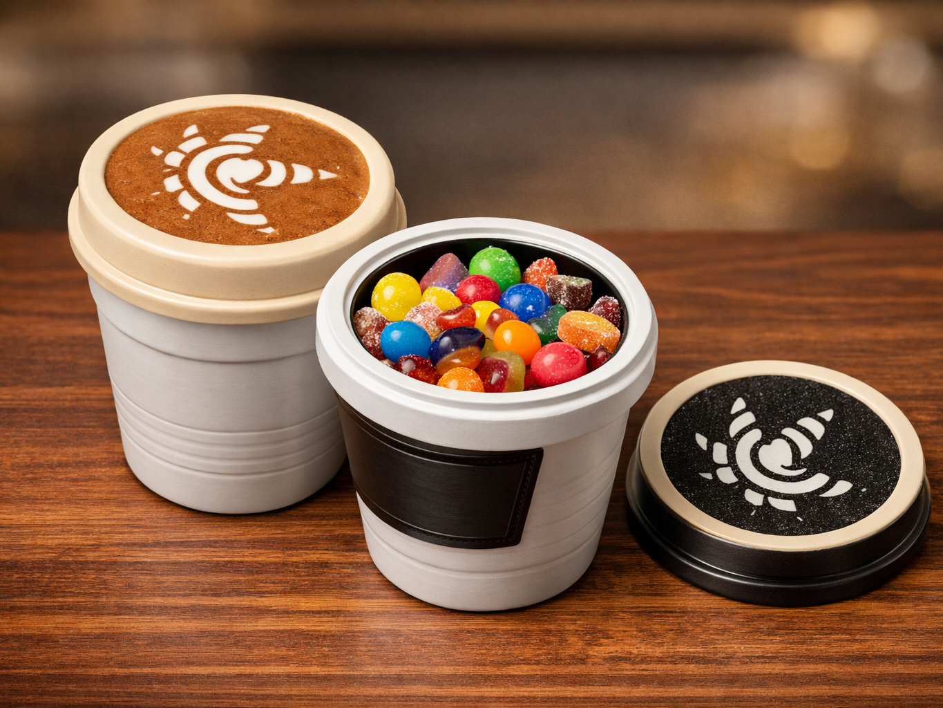 Coffee Cup Stash Jar