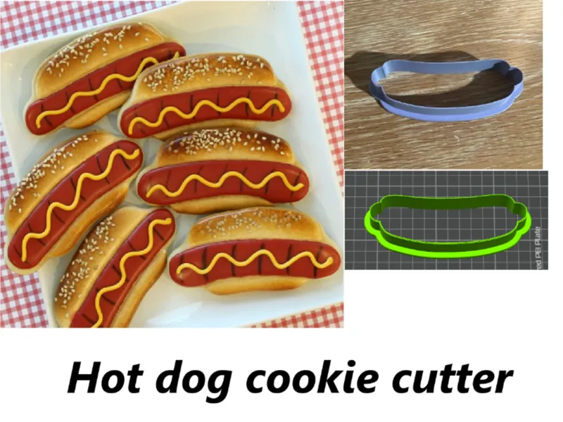 Hotdog Cookie Cutter